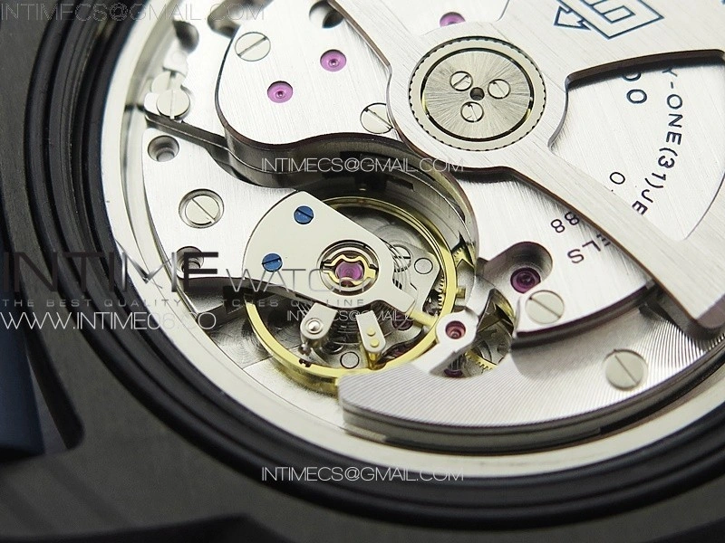 PAM1232 Carbotech 44mm VSF Best Edition Blue Dial Blue Markers on Blue Rubber Strap P.9010 Clone